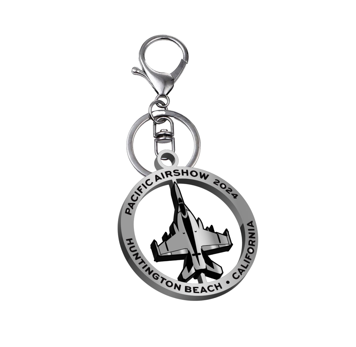 Huntington Beach 2024 Spinnable Keyring