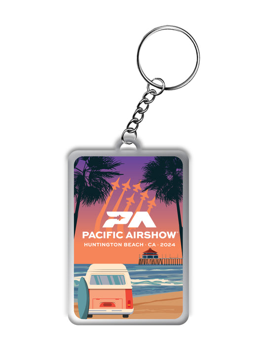 Huntington Beach 2024 Beach Keyring