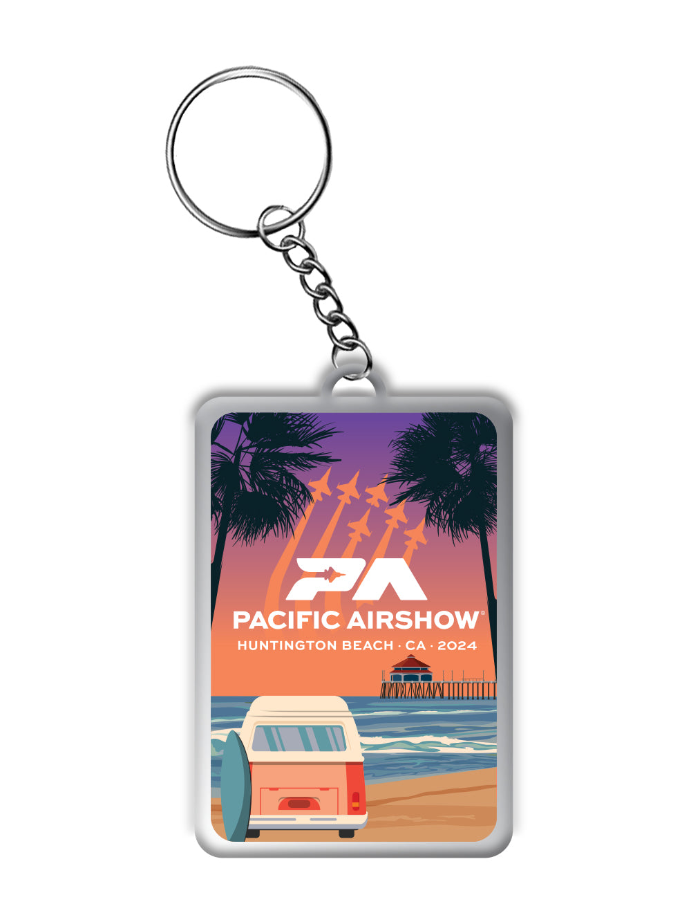 Huntington Beach 2024 Beach Keyring