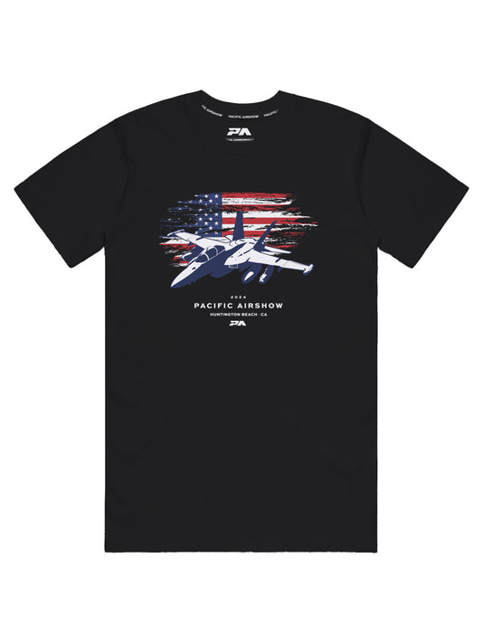 Huntington Beach 2024 Unisex Flag Tee