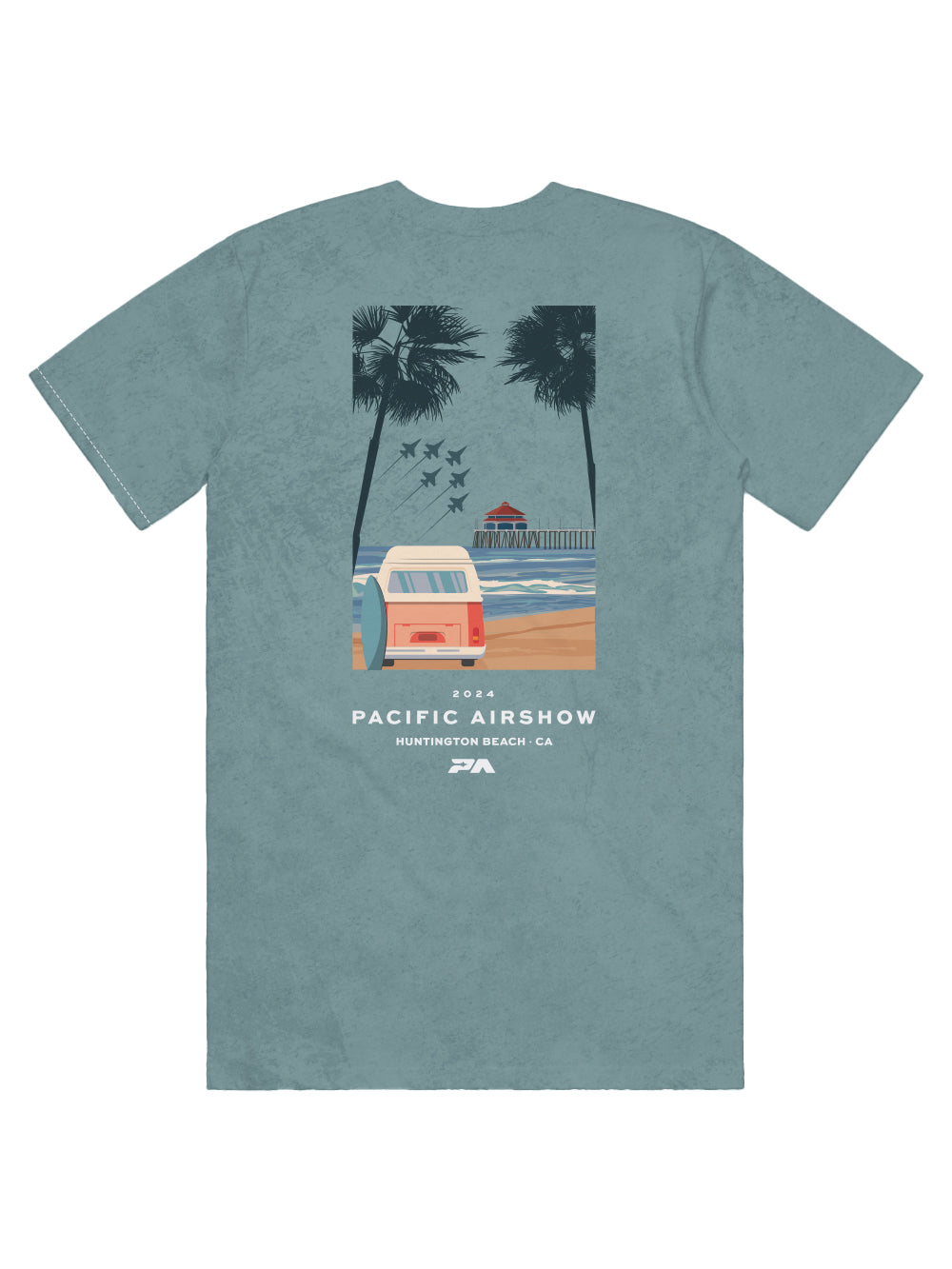 Huntington Beach 2024 Unisex Beach Graphic Tee