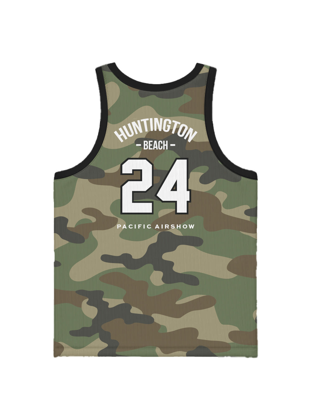 Huntington Beach 2024 Unisex Camo Basketball Jersey